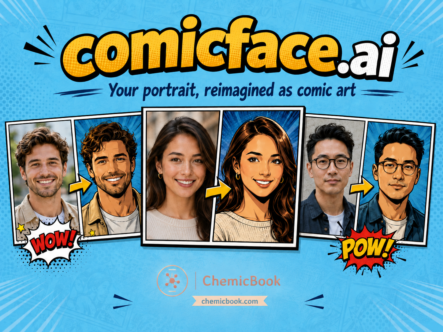 Pix2Pix comic face generation results